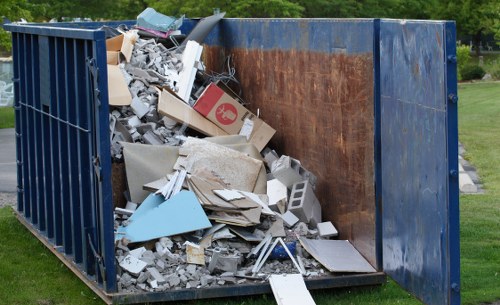 Clean construction site after waste clearance in Highgate