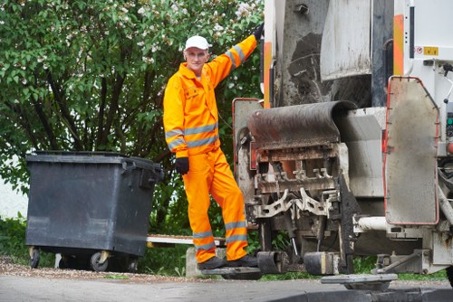 Eco-friendly electronic waste disposal during office clearance